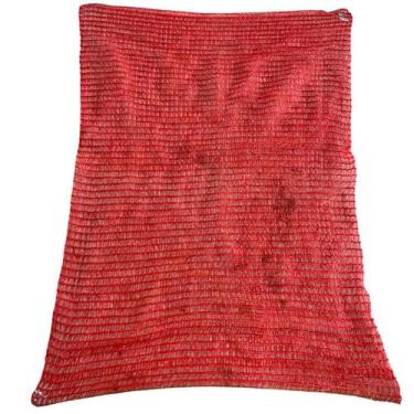 Imagem de Saco Raschel 50X73 Rede Vermelha P/ 20kg Frutas Legumes  - Solpack
