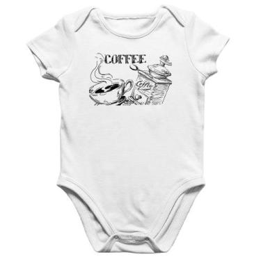 Imagem de Body Bebê Algodão Coffee - Foca na Moda, Branco, M