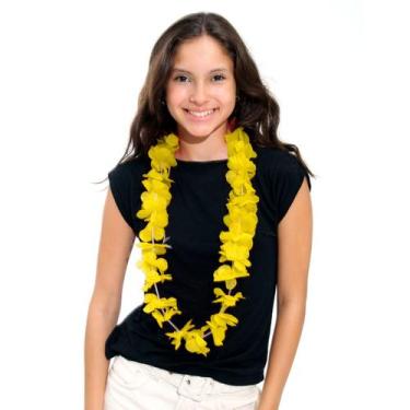 Imagem de Colar Havaiano Abrakadabra, AMARELO, U