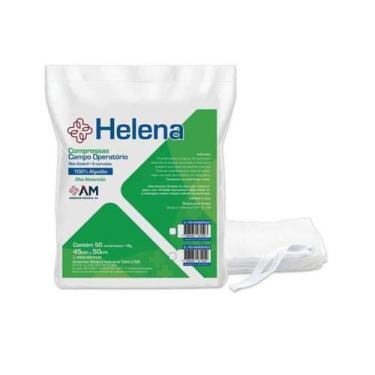 Imagem de Compressa de gaze campo operatorio helena 45x50 c/50 - AMERICAN MEDICA