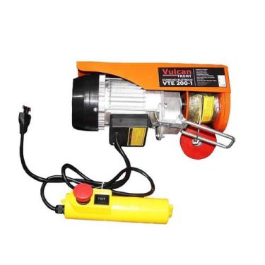 Imagem de Guincho Eletrico 550 Watts 100/200kg 127 Volts Vte200-1 Cabo 12 Metros
