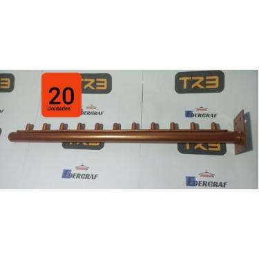 Imagem de Expositor Rt Arara Reto Cabideiro Parede - Rose - TR3, 20 unidades