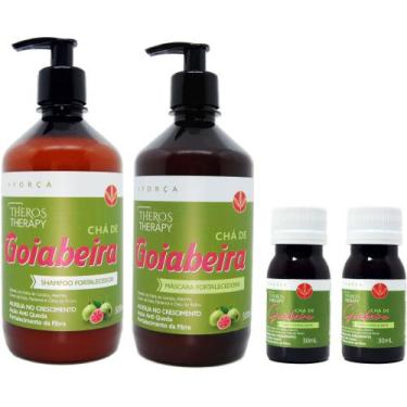 Imagem de Kit Chá de Goiabeira theros therapy antoqueda e fortificante Capilar c