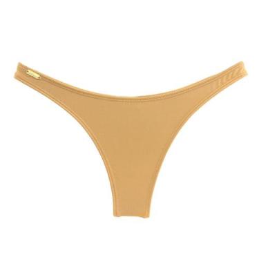 Imagem de Calcinha de Biquíni Fio Dental Tanguinha - Estigma, P, Dourado