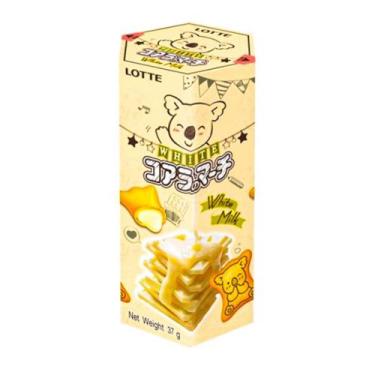 Imagem de Biscoito Koala com Recheio Chocolate Branco Lotte - 33 gramas