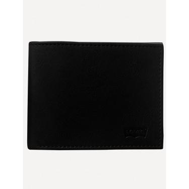 Imagem de Carteira Levis Masculina Batwing Logo Flat Bifold Preta-Masculino