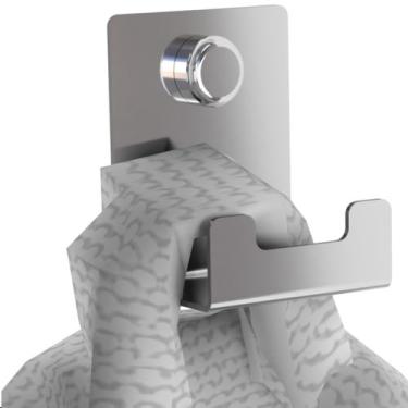 Imagem de Cabide Gancho de Parede Inox Toalha Banheiro ELG - Unidas
