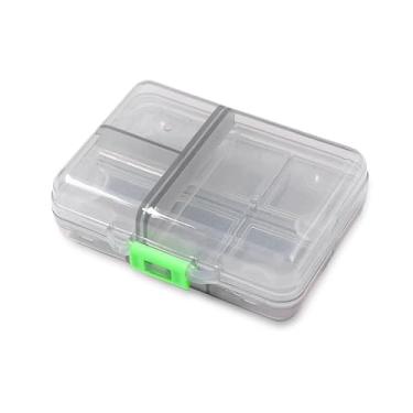 Imagem de Wopanxye Estojo organizador de comprimidos grande, dispensador semanal de vitaminas com design de aberturas amplas antimistura, fácil de recuperar, medicamentos, suplemento de óleo de peixe para