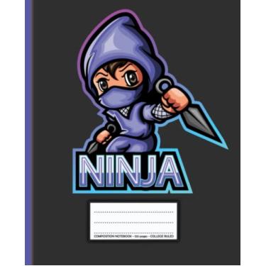 Imagem de Anime Ninja Composition Notebook for College Girls and Boys: cccccc120 pages - Notebook College Ruled Composition Workbook Journal for Kids Teens Students