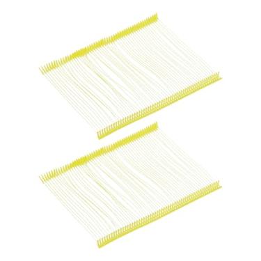 Imagem de uxcell 2000 peças de prendedores de pistola de etiquetagem padrão 75 mm pinos de farpas etiqueta de plástico PP para pistola de etiquetagem de preços, etiquetas de roupas acessórios de arma para