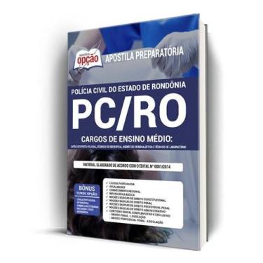 Imagem de Apostila PC-RO - Cargos de Ensino Médio - Apostilas Opção