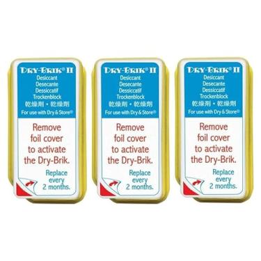 Imagem de HEARING AID SUPPLY Dry-Brik II - 3 blocos (1 pacote com 3 blocos) | Desumidificador para aparelhos auditivos | Dessecante