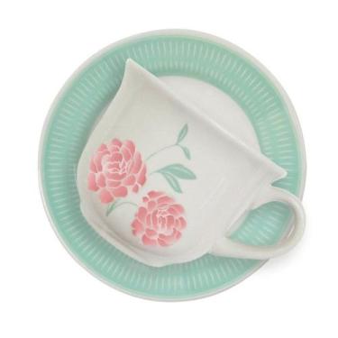 Imagem de Kit Jogo de Xícaras Para 6 Pessoas 6Pçs Oxford Bloom - Gici Home