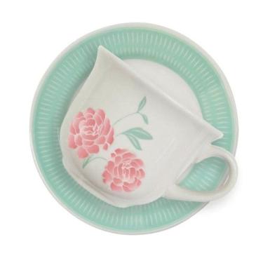 Imagem de Kit Jogo de Xícaras Para 12 Pessoas 12Pçs Oxford Bloom - Gici Home