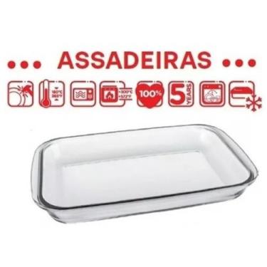 Imagem de Assadeiras Travessa de vidro Retangular 1,6 Litros - Glasslock