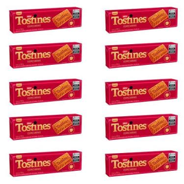 Imagem de Biscoitos Tostines Caramelizado Kit 10 Pacotes de 150g - Nestlé