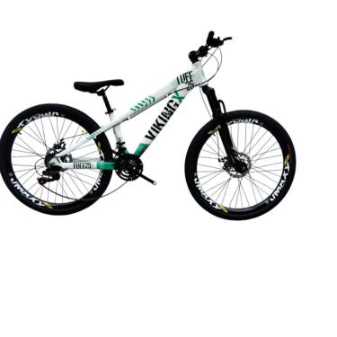Imagem de Bicicleta 26 VikingX Tuff25 21v Freeride Freio Disco Hidraulico Pneu Balão Flame-Unissex