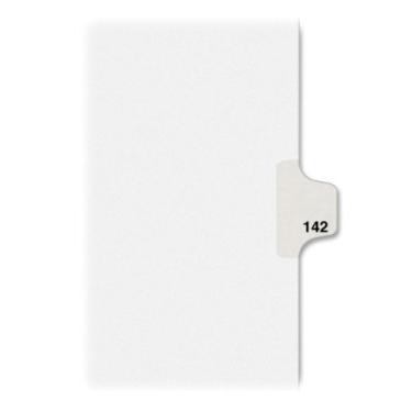 Imagem de Divisórias de exibição legais individuais Avery, aba lateral, 21 x 28 cm, conjunto com 25 unidades., Estilo 142, Branco