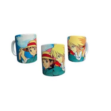 Imagem de Caneca Porcelana - studio ghibli - sublimação, o castelo animado