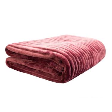 Imagem de Camesa Cobertor Manta Neo Mares Solteiro 380g m2 - Vinho