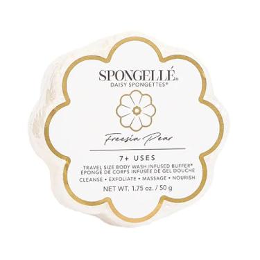 Imagem de SPONGELLÉ Esponja De Sabão - Daisy Collection Spongette - Freesia Pear 1,75Oz - Esponja Com Infusão De Sabonete Líquido, Spongellã, Esponja De Sabão, Esponja De Sabão Para Banho (Freesia Pear)