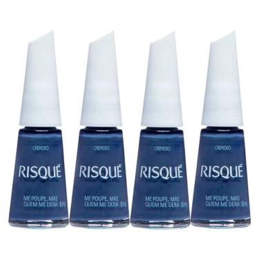 Imagem de Kit 4 Esmalte Risqué Cor Me Poupe, Mas Quem Me Dera 8ml