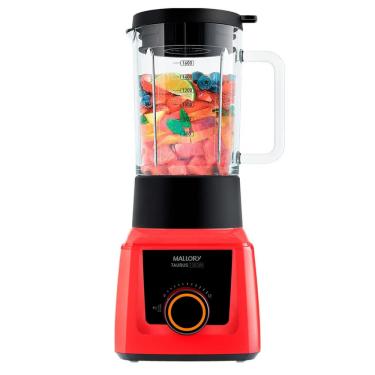 Imagem de Liquidificador Mallory Taurus Vermelho 1300W 12 Vel 127V