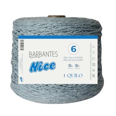 Imagem de Barbante Parafinado Colorido Para Crochê Fio 6-1kg (AZUL BEBÊ)