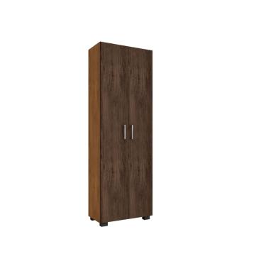 Imagem de Estante Freijó De Madeira Sala 5 Prateleiras E Portas Avelã