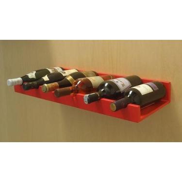 Imagem de Prateleira Adega New Suporte Decorativo para Vinhos e Garrafas - Verme
