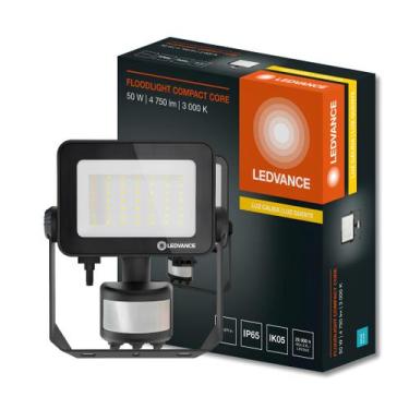 Imagem de Refletor Floodlight Compact Sensor 50W 100 Bivolt Ledvance, 127/220V, 