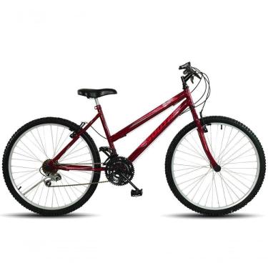 Imagem de Bicicleta Aro 26 18 Marchas South Love Girl Freio V-brake - Vermelho Vermelho