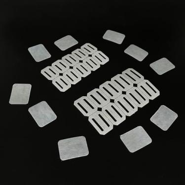 Imagem de 30PCS RC Airplane Paper Hinge Model Plane Rudder Aileron Tail Wing Connector for RC Plane Helicopter DIY Model Aircraft Fixed Wing Parts (Style 1)