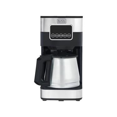 Imagem de Cafeteira Elétrica Programável Black + Decker Gourmand Gris com Display Touch e Desligamento automático de 900W - (CM350G)