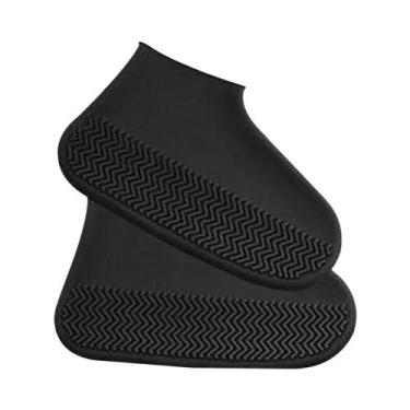 Imagem de Capa de Bota de Chuva de Silicone Antiderrapante - Impermeável e Uniss