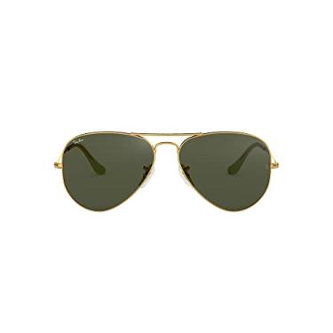 Imagem de Óculos de sol Ray-Ban RB3025 Classic Aviator, dourado brilhante/G-15 verde, 58 mm