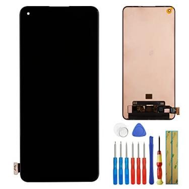 Imagem de E-yiiviil Tela AMOLED compatível com OnePlus 9 LE2113, LE2111, LE2110, LE2117, LE2115 Tela LCD sensível ao toque de 6,5 polegadas com ferramentas
