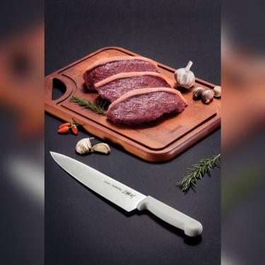 Imagem de Amaciador De Carne Açougue Profissional Inox Modelo Ab 127v Skymsen + Faca 10 Pol + Chaira 10 Pol