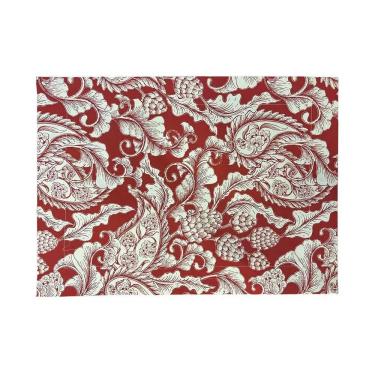 Imagem de Jogo Americano Normandie Alcachofra Vermelho Blauss Maison