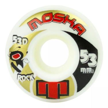 Imagem de Roda Moska Skate 53mm Poliuretano Dureza 53d Jogo