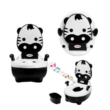 Imagem de Troninho Penico Infantil Musical Desfralde Zebra Replay Kids