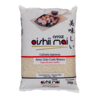 Imagem de Arroz Oishii Mai Grão Curto Tipo 1 1kg