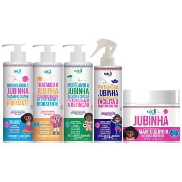Imagem de Kit Jubinha Widi Care 5 Produtos Linha Infantil Hipoalergenico Com Mas