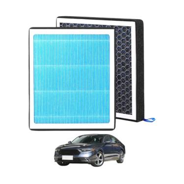 Imagem de CF11182 Filtro de ar de cabine com carvão ativado para Accord, Civic, CR-V, HR-V, CR-Z, Insight, Fit, Odyssey, Pilot, Clarity, Acura, Integra, MDX, RDX, TLX 2009-2025