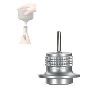 Imagem de Adaptador de enchimento de gás isobutano Campingmoon ponta de recarga de gás butano para isqueiros de butano e tochas a gás converte o recipiente de isobutano em tanque inflável