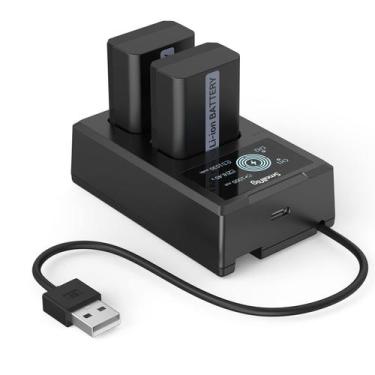 Imagem de Conjunto de carregador de bateria de câmera SMALLRIG para Sony NP-FW50
