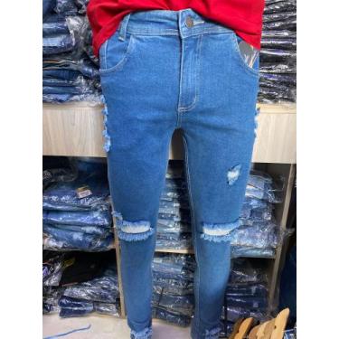 Imagem de Calsa jeans com detalhe trabalhado - Atitude jeans 