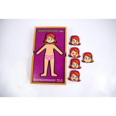 Imagem de Boneca Monte Look - Tia Lu Brinquedos Pedagógicos 