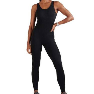 Imagem de Macacão Legging Lupo Seamless Basic Feminina - Preto, G