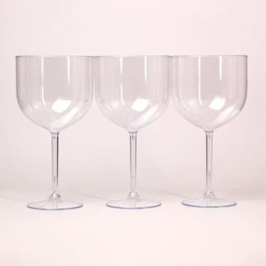 Imagem de Kit 12 Taças de Gin Tônica Transparente 580ml Acrílico Premium - Sem m